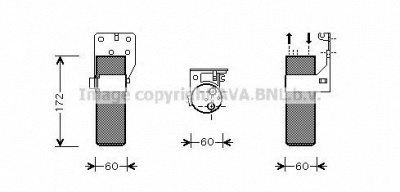 AVA QUALITY COOLING rtd355 -  Осушитель, кондиционер